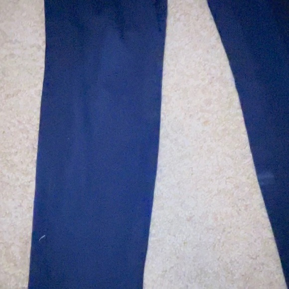 J.Crew size 8 navy straight leg pants 3/4 - Picture 2 of 6